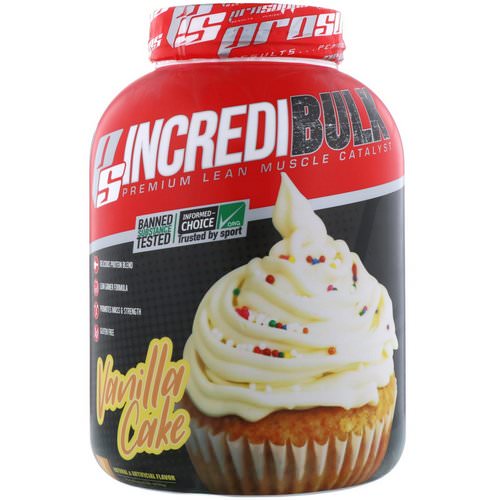 ProSupps, Incredibulk, Vanilla Cake, 6.0 lb (2722 g) Review