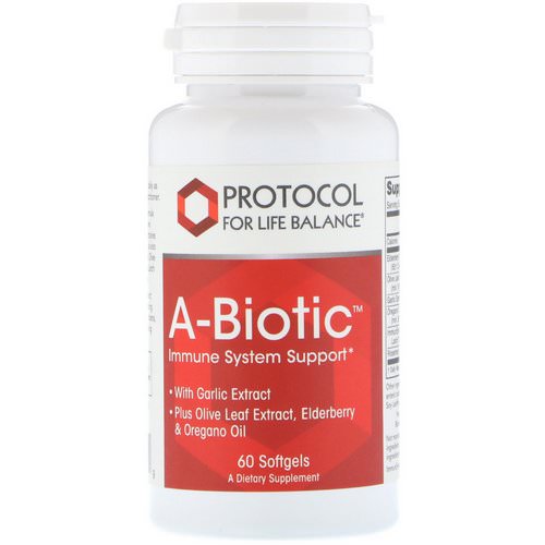 Protocol for Life Balance, A-Biotic, Immune System Support, 60 Softgels Review