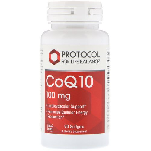 Protocol for Life Balance, CoQ10, 100 mg, 90 Softgels Review
