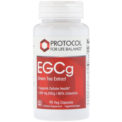Protocol for Life Balance, EGCg Green Tea Extract, 90 Veg Capsules Review