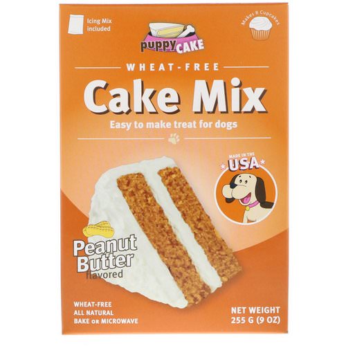 Puppy Cake, Wheat-Free Cake Mix, For Dogs, Peanut Butter Flavored, 9 oz (255 g) Review