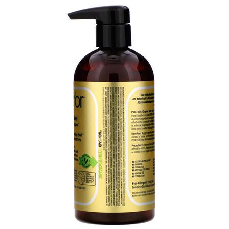 頭皮護理, 頭髮: Pura D'or, Anti-Hair Thinning Shampoo, 16 fl oz (473 ml)