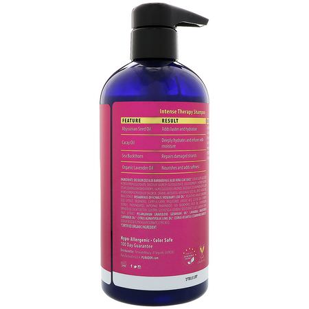 洗髮, 護髮: Pura D'or, Intense Therapy Shampoo, 16 fl oz (473 ml)