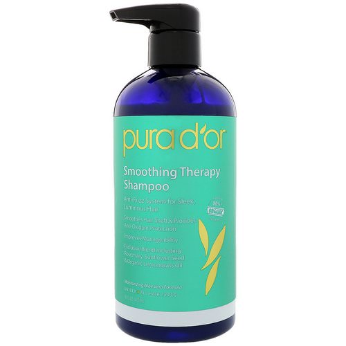 Pura D'or, Smoothing Therapy Shampoo, 16 fl oz (473 ml) Review