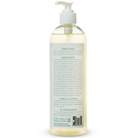 洗髮水, 護髮: Puracy, Natural Shampoo, Citrus & Mint, 16 fl oz (473 ml)