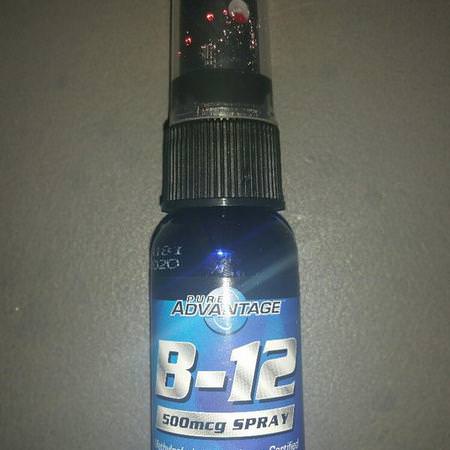 Pure Advantage, B-12 Spray, 500 mcg, 1 fl oz