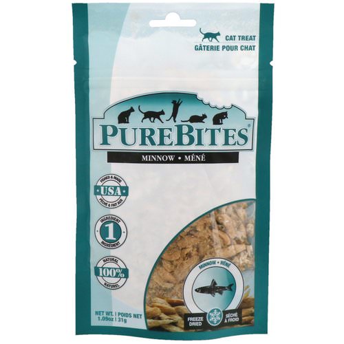 Pure Bites, Freeze Dried, Cat Treats, Minnow, 1.09 oz (31 g) Review