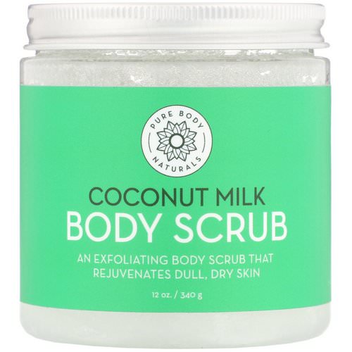 Pure Body Naturals, Coconut Milk Body Scrub, 12 oz (340 g) Review