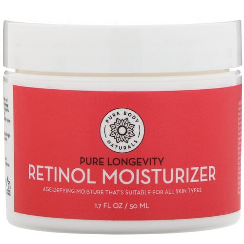 Pure Body Naturals, Retinol Moisturizer, Age & Wrinkle Defying Cream, 1.7 fl oz (50 ml) Review