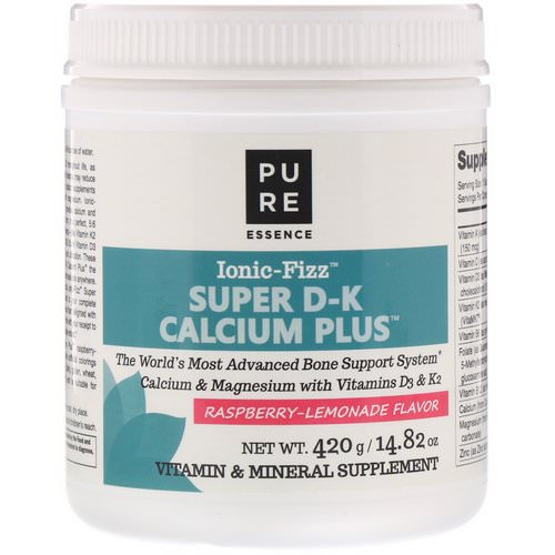 Pure Essence, Ionic-Fizz, Super D-K Calcium Plus, Raspberry Lemonade, 14.82 oz (420 g) Review