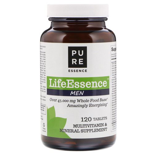 Pure Essence, LifeEssence Men, 120 Tablets Review