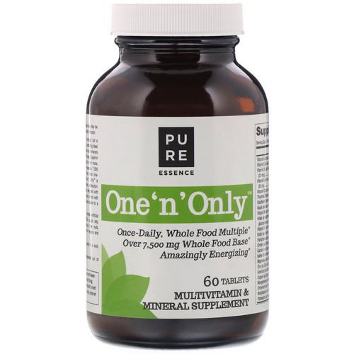 Pure Essence, One 'n' Only, Multivitamin & Mineral, 60 Tablets Review