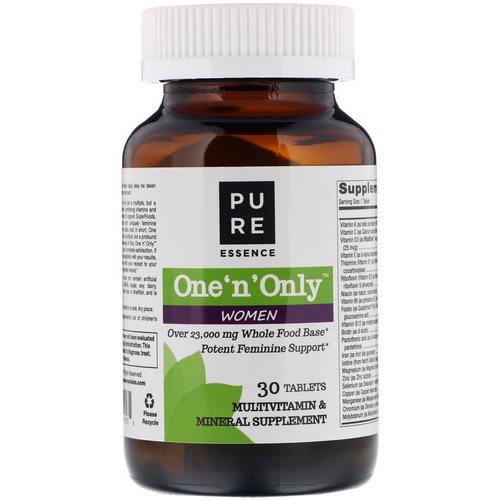Pure Essence, One 'n' Only Women, Multivitamin & Mineral, 30 Tablets Review