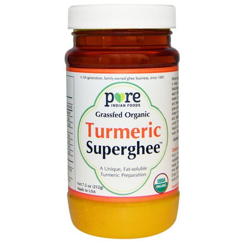 Pure Indian Foods, Grass-Fed Organic Turmeric Superghee, 7.5 oz (212 g) Review