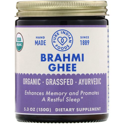 Pure Indian Foods, Organic Brahmi Ghee, 5.3 oz (150 g) Review