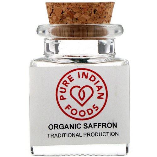 Pure Indian Foods, Organic Saffron, 1 g Review