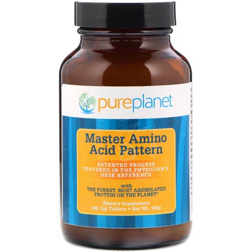Pure Planet, Master Amino Acid Pattern, 1000 mg, 100 Tablets Review