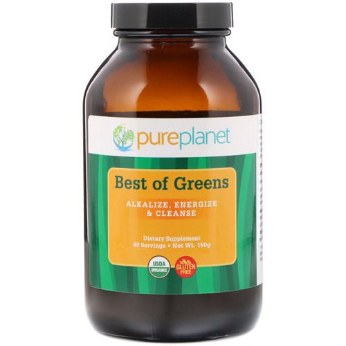 Pure Planet, Organic Best of Greens, 150 g Review