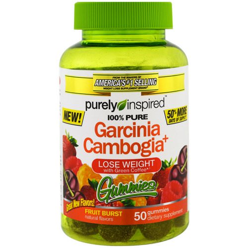 Purely Inspired, Garcinia Cambogia Gummies, Fruit Burst, 50 Gummies Review