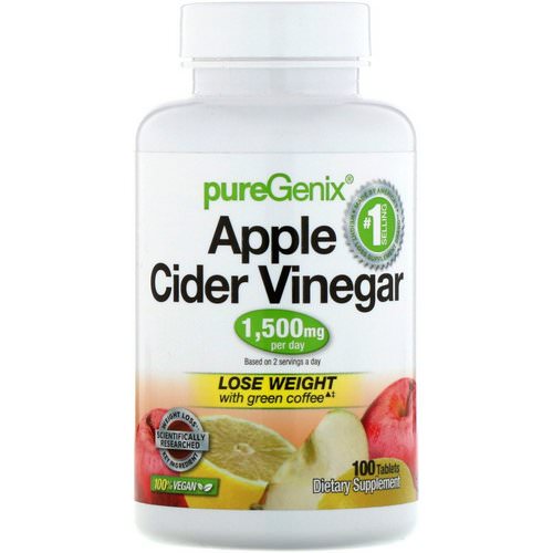 Purely Inspired, PureGenix, Apple Cider Vinegar, 100 Tablets Review