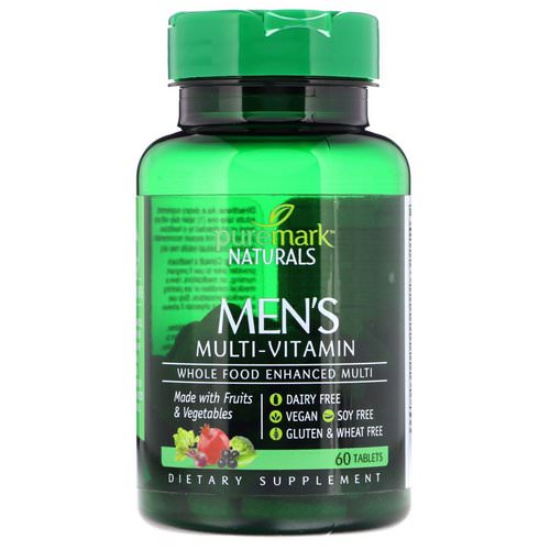 PureMark Naturals, Men's Multi-Vitamin, 60 Tablets Review