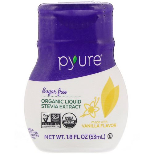 Pyure, Organic Liquid Stevia Extract, Vanilla, 1.8 fl oz (53 ml) Review
