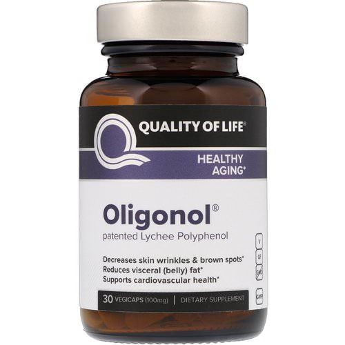 Quality of Life Labs, Oligonol, 100 mg, 30 VegiCaps Review