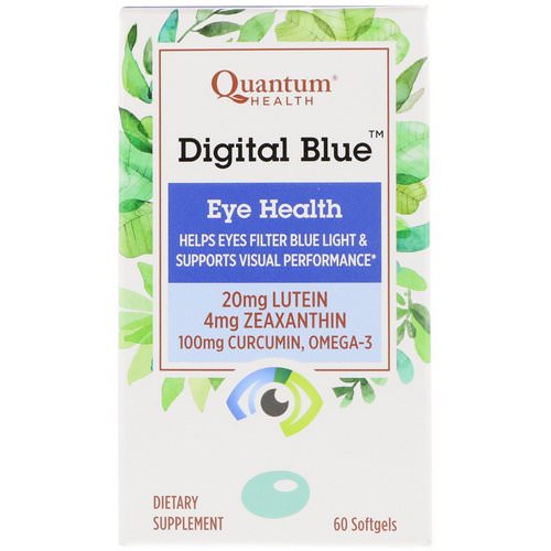 Quantum Health, Digital Blue, Eye Health, 60 Softgels Review