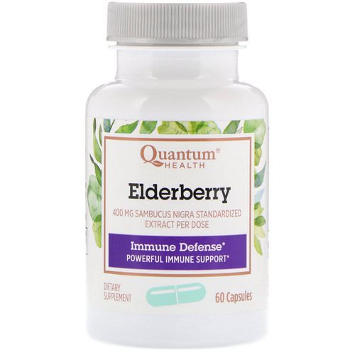 Quantum Health, Elderberry Immune Defense, 60 Capsules Review