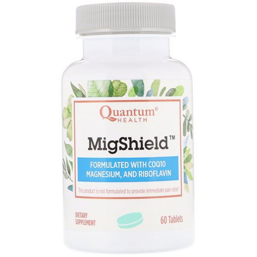 Quantum Health, MigShield, 60 Tablets Review