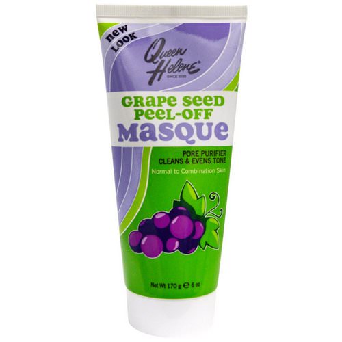 Queen Helene, Grape Seed Peel-Off Masque, Nomal to Combination, 6 oz (170 g) Review
