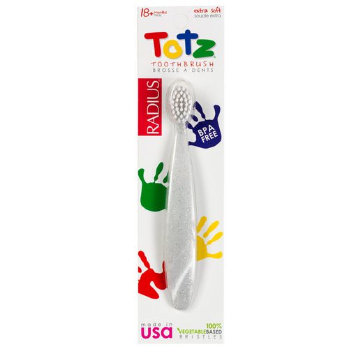 RADIUS, Totz Toothbrush, 18 + Months, Extra Soft, Clear Sparkle Review