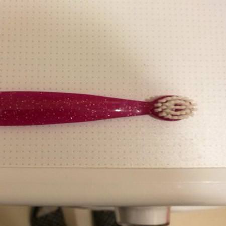 嬰兒牙刷, 口腔護理: RADIUS, Totz Toothbrush, 18 + Months, Extra Soft, Pink Sparkle