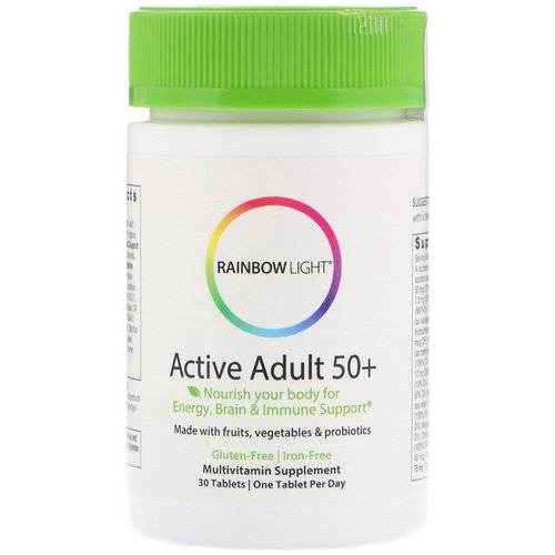 Rainbow Light, Active Adult 50+, 30 Tablets Review