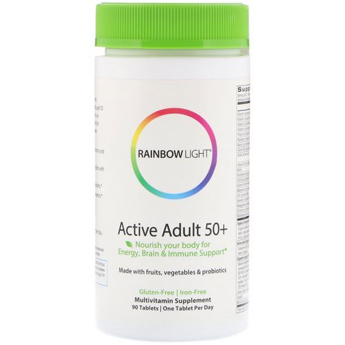 Rainbow Light, Active Adult 50+, 90 Tablets Review