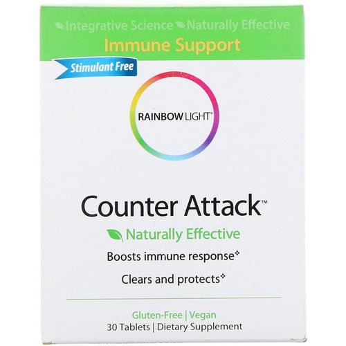 Rainbow Light, Counter Attack, Immune Support, 30 Tablets Review