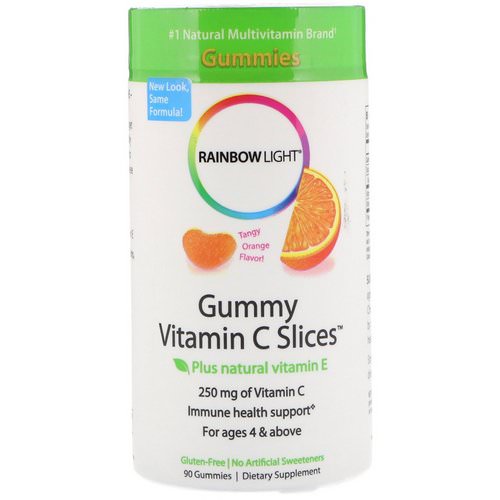 Rainbow Light, Gummy Vitamin C Slices, Tangy Orange Flavor, 90 Gummies Review