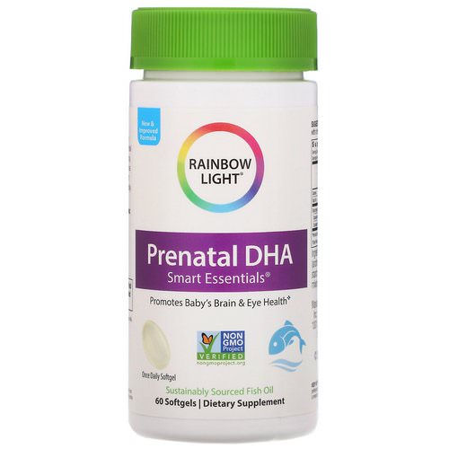 Rainbow Light, Prenatal DHA, Smart Essentials, 60 Softgels Review