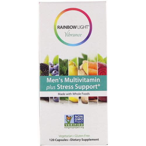 Rainbow Light, Vibrance, Men's Multivitamin Plus Stress Support, 120 Capsules Review