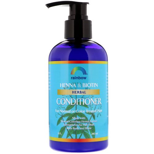 Rainbow Research, Henna & Biotin Herbal Conditioner, 8 fl oz (240 ml) Review