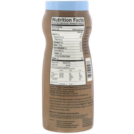 MCT油, 重量: RAPIDFIRE, Collagen Creamer, Natural Flavor, 7.6 oz (214.2 g)
