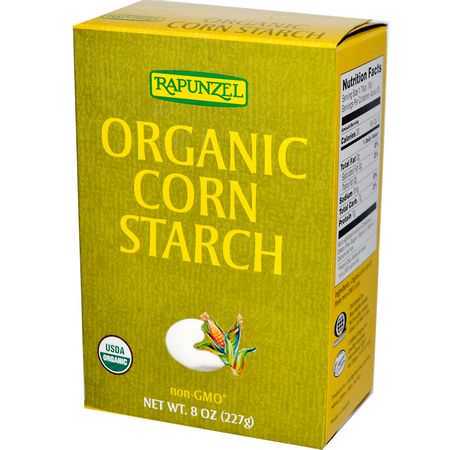 澱粉, 混合物: Rapunzel, Organic Corn Starch, 8 oz (227 g)
