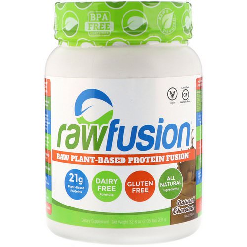 RawFusion, Raw Plant-Based Protein Fusion, Natural Chocolate, 2.05 lbs (931 g) Review