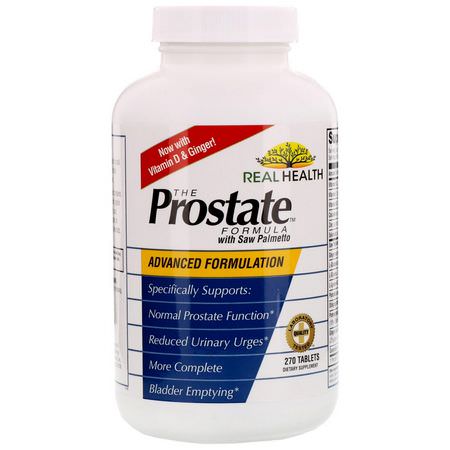 Real Health Prostate - 前列腺, 男性健康, 保健食品