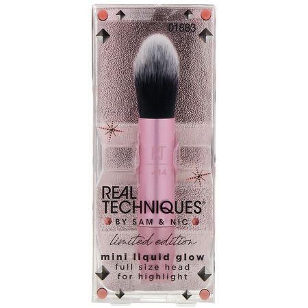 美容化妝刷: Real Techniques by Samantha Chapman, Limited Edition, Mini Liquid Glow Brush, 1 Brush