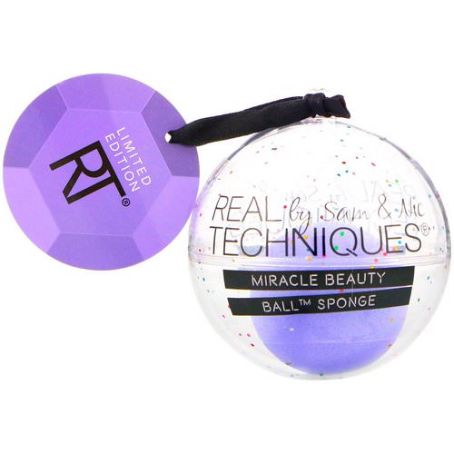 Real Techniques by Samantha Chapman, Limited Edition, Miracle Beauty, Ball Sponge, 1 Ball Sponge Review