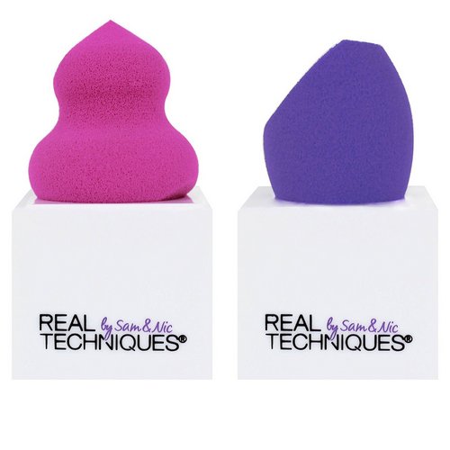 Real Techniques by Samantha Chapman, Miracle Sponges with Stand, 2 Sponges + 2 Stands Review