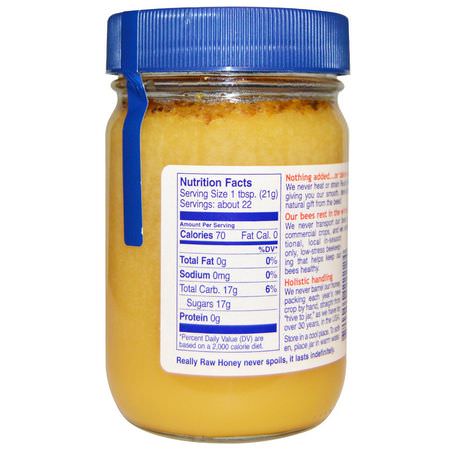 蜂蜜甜甜餅: Really Raw Honey, Honey, 1 lb (453 g)