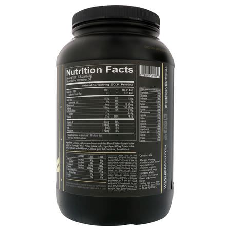 乳清蛋白, 運動營養: Redcon1, Isotope, 100% Whey Isolate, Vanilla, 2.1 lbs (960 g)