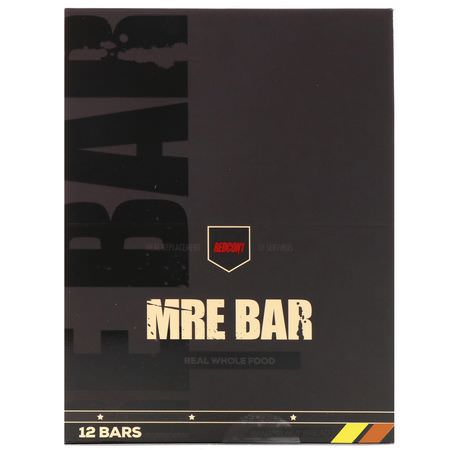 酒吧, 餐吧: Redcon1, MRE Bar, Banana Nut Bread, 12 Bars, 2.36 oz (67 g) Each